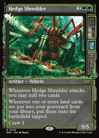 Magic: The Gathering - Duskmourn: House of Horror - Hedge Shredder (320) Foil