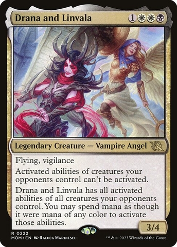 Magic: The Gathering - March of the Machine - Drana and Linvala (222)