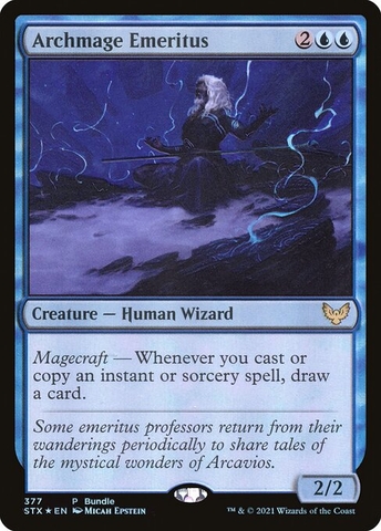 Magic: The Gathering - Strixhaven: School of Mages - Archmage Emeritus (377) Foil