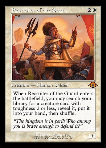 Magic: The Gathering - Modern Horizons 3 - Recruiter of the Guard (395)