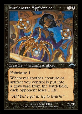 Magic: The Gathering - Modern Horizons 3 - Marionette Apprentice (410) Foil