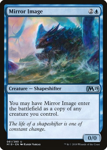 Magic: The Gathering - Core Set 2019 - Mirror Image (61)