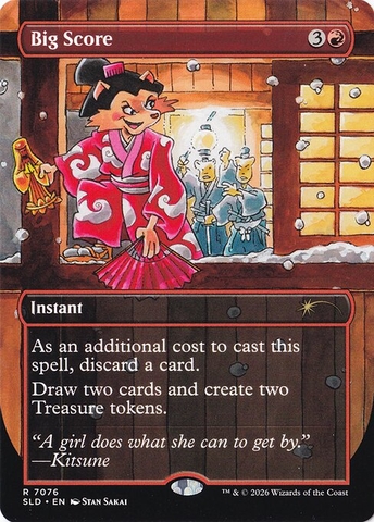 Magic: The Gathering - Secret Lair Drop - Big Score (7076) Foil