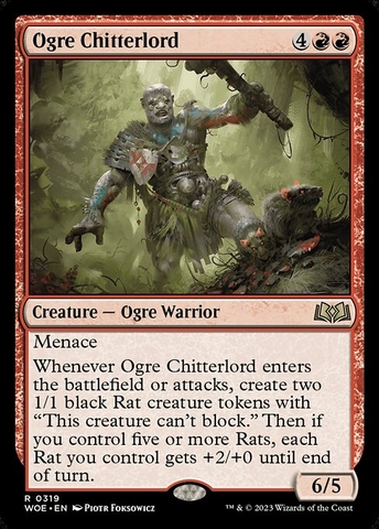 Magic: The Gathering - Wilds of Eldraine - Ogre Chitterlord (319) Foil