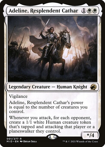 Magic: The Gathering - Innistrad: Midnight Hunt - Adeline, Resplendent Cathar (1)