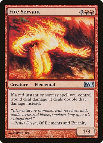 Magic: The Gathering - Magic 2011 - Fire Servant (137)