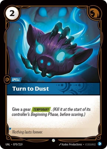Riftbound TCG - Unleashed - Turn to Dust (070/219)