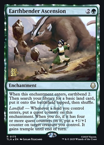 Magic: The Gathering - Avatar: The Last Airbender Promos - Earthbender Ascension (175s) Foil