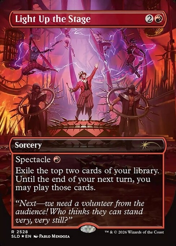 Magic: The Gathering - Secret Lair Drop - Light Up the Stage (2528) Foil