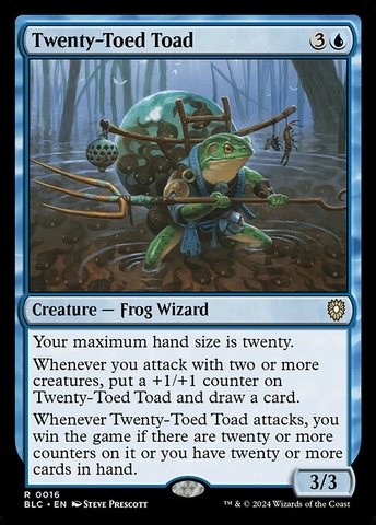 Magic: The Gathering - Bloomburrow Commander - Twenty-Toed Toad (16)