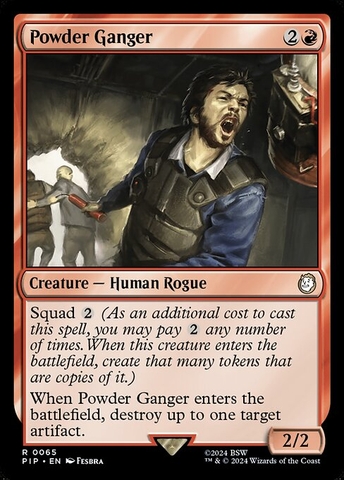 Magic: The Gathering - Fallout - Powder Ganger (65)