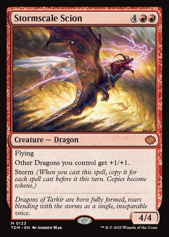 Magic: The Gathering - Tarkir: Dragonstorm - Stormscale Scion (123)