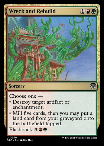 Magic: The Gathering - Outlaws of Thunder Junction Commander - Wreck and Rebuild (250)