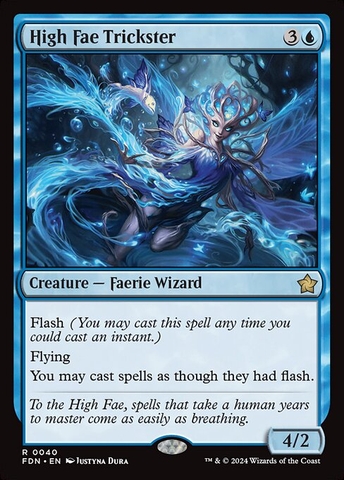 Magic: The Gathering - Foundations - High Fae Trickster (40)