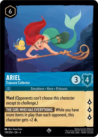 Disney Lorcana - Ursula's Return - Ariel - Treasure Collector