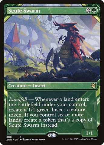 Magic: The Gathering - Zendikar Rising - Scute Swarm (308)