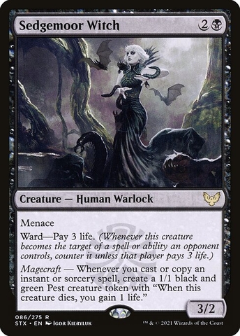 Magic: The Gathering - Strixhaven: School of Mages - Sedgemoor Witch (86)