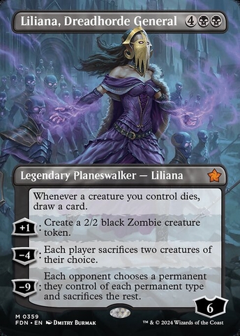 Magic: The Gathering - Foundations - Liliana, Dreadhorde General (359)