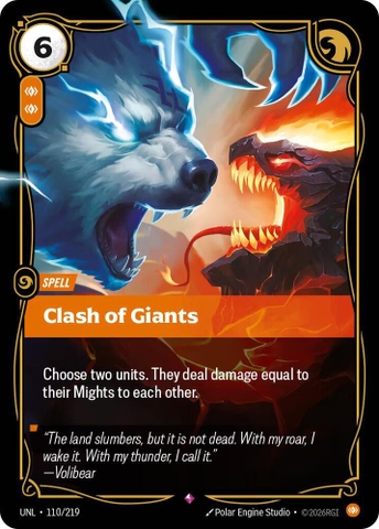 Riftbound TCG - Unleashed - Clash of Giants (110/219) Foil