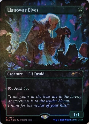 Magic: The Gathering - Secret Lair Drop - Llanowar Elves (7167) Foil