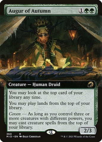 Magic: The Gathering - Innistrad: Midnight Hunt - Augur of Autumn (360)