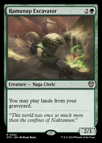 Magic: The Gathering - Outlaws of Thunder Junction Commander - Ramunap Excavator (202)