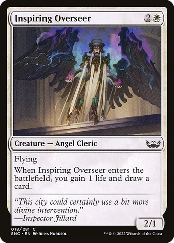 Magic: The Gathering - Streets of New Capenna - Inspiring Overseer (18) Foil