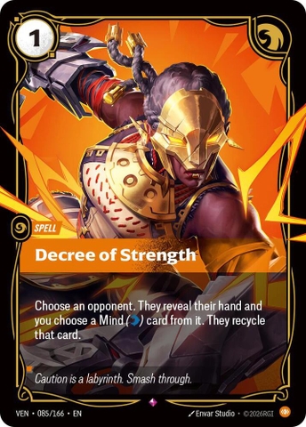 Riftbound TCG - Vendetta - Decree of Strength (085/166) Foil