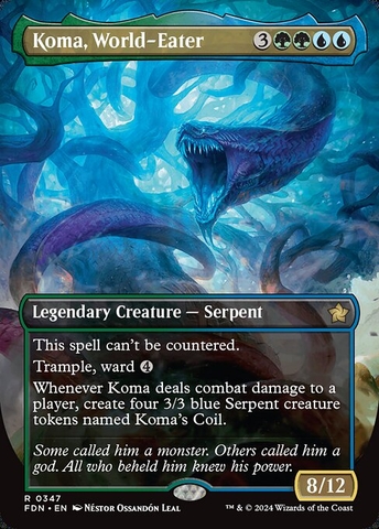 Magic: The Gathering - Foundations - Koma, World-Eater (347)
