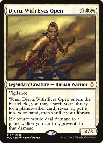 Magic: The Gathering - Hour of Devastation - Djeru, With Eyes Open (10)