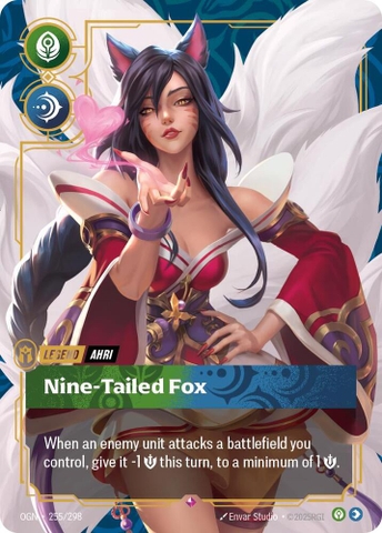 Riftbound TCG - Origins - Ahri - Nine-Tailed Fox (255/298) Foil