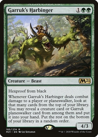 Magic: The Gathering - Core Set 2021 - Garruk's Harbinger (185)