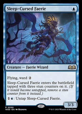 Magic: The Gathering - Wilds of Eldraine - Sleep-Cursed Faerie (66)