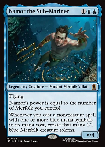 Magic: The Gathering - Marvel Super Heroes - Namor the Sub-Mariner (69)