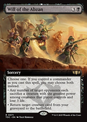 Magic: The Gathering - Tarkir: Dragonstorm Commander - Will of the Abzan (71)