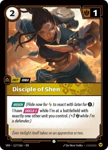 Riftbound TCG - Vendetta - Disciple of Shen (117/166)