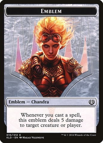 Magic: The Gathering - Kaladesh Tokens - Chandra, Torch of Defiance Emblem (10)
