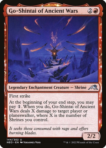 Magic: The Gathering - Kamigawa: Neon Dynasty - Go-Shintai of Ancient Wars (144)