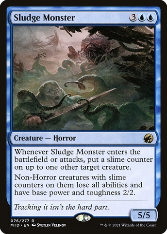 Magic: The Gathering - Innistrad: Midnight Hunt - Sludge Monster (76)