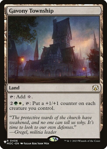 Magic: The Gathering - The List - Gavony Township (MOC-406)