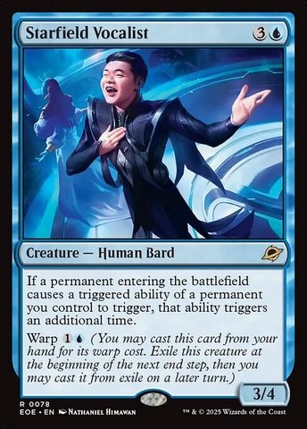 Magic: The Gathering - Edge of Eternities - Starfield Vocalist (78) Foil