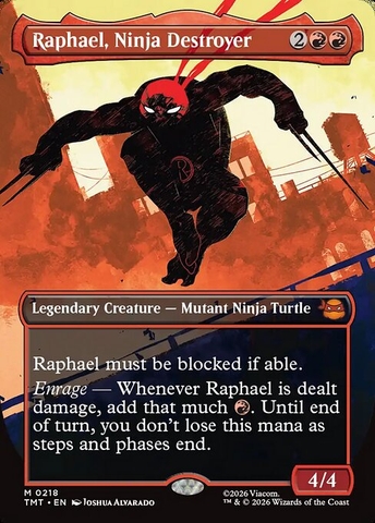 Magic: The Gathering - Teenage Mutant Ninja Turtles - Raphael, Ninja Destroyer (218) Foil