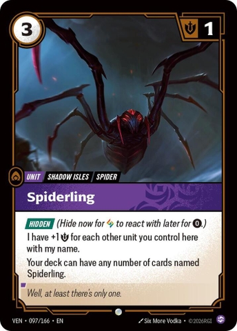 Riftbound TCG - Vendetta - Spiderling (097/166)