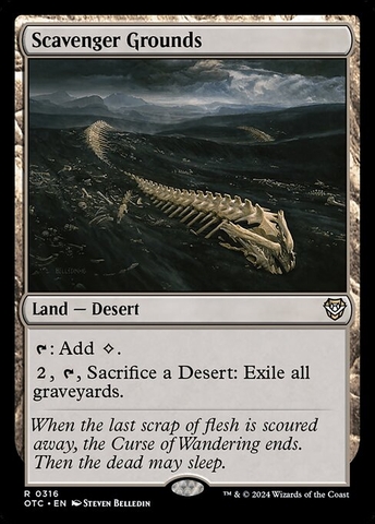 Magic: The Gathering - Outlaws of Thunder Junction Commander - Scavenger Grounds (316)