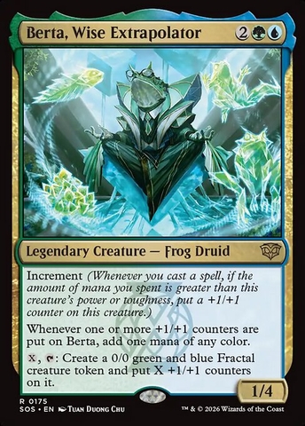 Magic: The Gathering - Secrets of Strixhaven - Berta, Wise Extrapolator (175) Foil