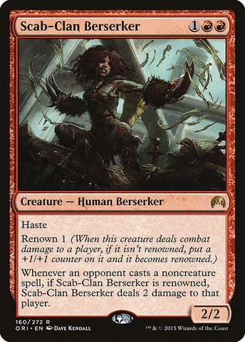 Magic: The Gathering - Magic Origins - Scab-Clan Berserker (160)