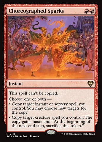 Magic: The Gathering - Secrets of Strixhaven - Choreographed Sparks (111) Foil