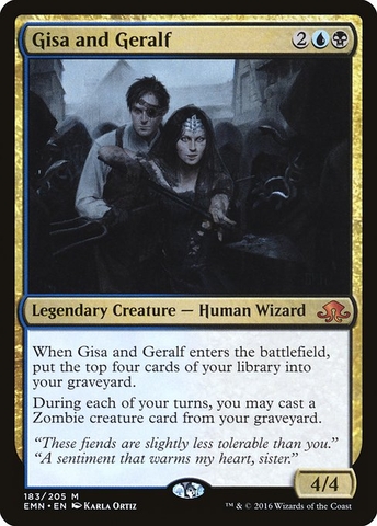 Magic: The Gathering - Eldritch Moon - Gisa and Geralf (183)