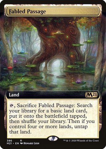 Magic: The Gathering - Core Set 2021 - Fabled Passage (386) Foil