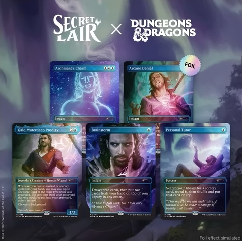 Magic the Gathering - Secret Lair x Dungeons & Dragons - Gale's Ambition
